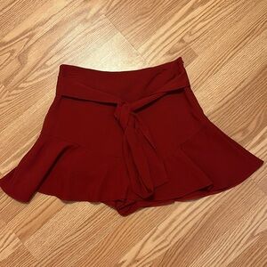red skort